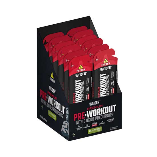 WEIDER Premium Pre-Workout Gel – 12 x 70gr